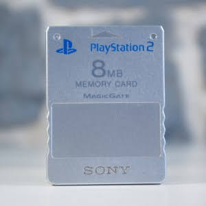 Playstation 2 8MB Memory Card MagicGate (silver) (01)